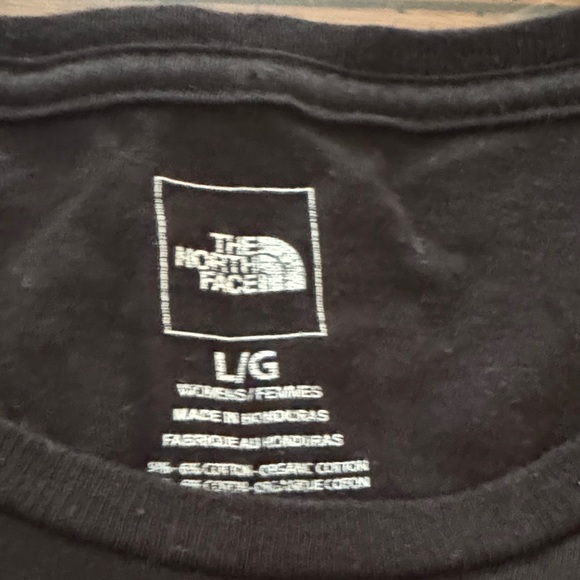 The North Face Black Tee Whistler Blackcomb  Teal Leaf Ski Graphic Large - Picture 3 of 8